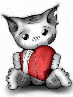 Emo Cat - wallpaper preview