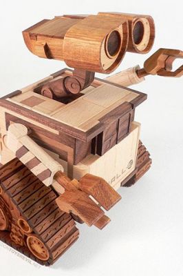 Wood-E - Wall-E - wallpaper preview