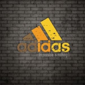 Papel de Parede Logo Adidas