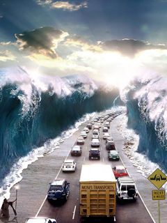Onda de tsunami épica