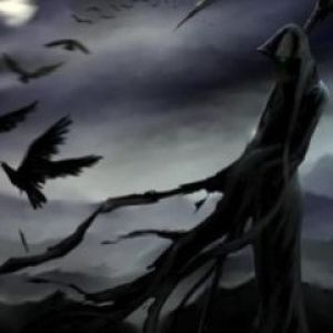 Obra de Arte do Grim Reaper Misterioso