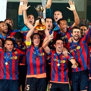 Celebração dos Campeões do FC Barcelona