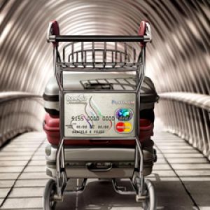 Carrinho de Compras com Bagagens