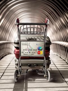 Carrinho de Compras com Bagagens