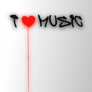 Eu amo música graffiti