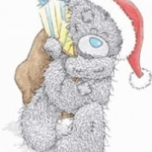 Ursinho de Natal com Presentes