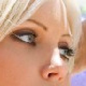Retrato Glamouroso em Close-Up