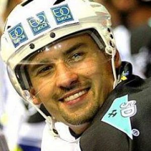 Jogador de Hockey Sorridente