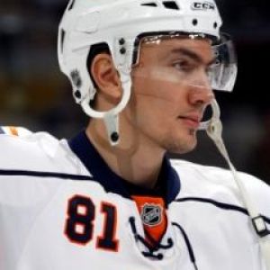 Jogador de Hockey em Ação