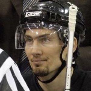 Jogador de Hockey em Ação