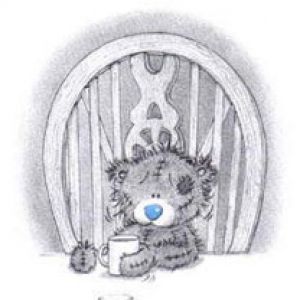 Urso Fofo com Café