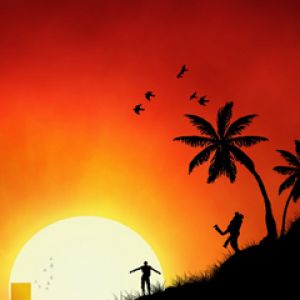 Silhueta ao Pôr do Sol
