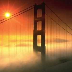 Pôr do Sol na Ponte Golden Gate