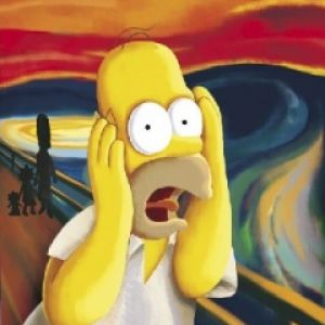 Homer Simpson no O Grito