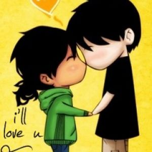Ilustração de Casal Fofo