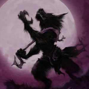 Lobo Uivando Sob a Lua