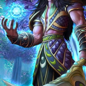 Guerreiro Fantástico com Magia