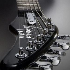 Close-Up de Guitarra Elétrica