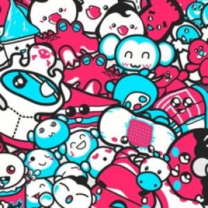 Personagens Coloridos e Fofos