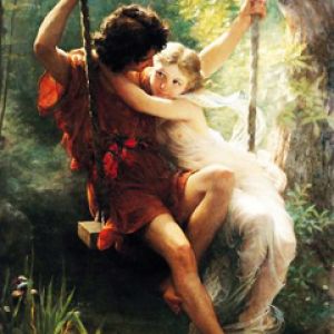 Arte Romântico no Balanço
