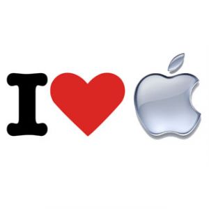 Eu amo o logo da Apple