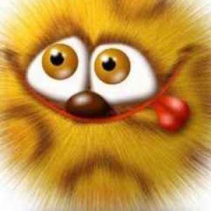 Personagem Peludo Fofo