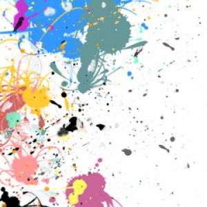 Arte Splash Abstrato Colorido