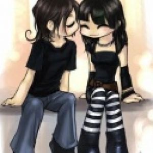 Ilustração de Casal Fofo