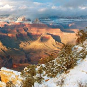 Paisagem de Inverno do Grand Canyon