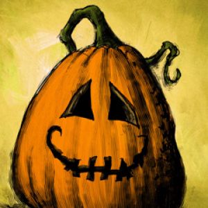 Abóbora de Halloween Sorridente