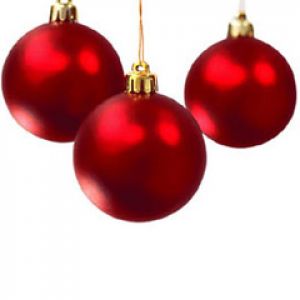 Enfeites de Natal Vermelhos