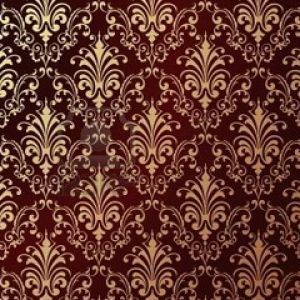 Padrão Floral Dourado Elegante