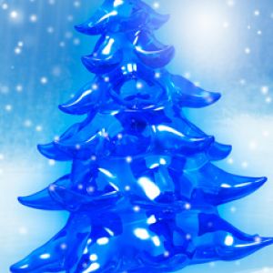 Árvore de Natal Azul