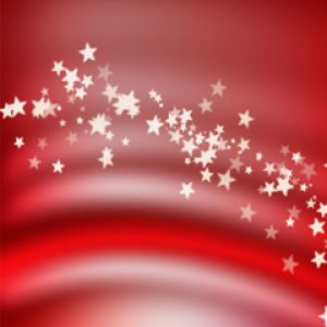 Fundo Vermelho Estrelado