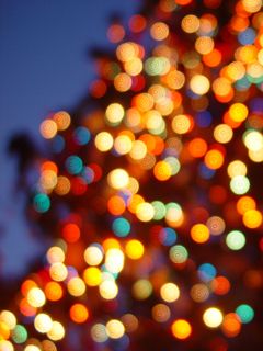 Luzes de Natal Coloridas