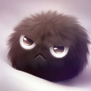 Personagem Peludo e Fofo