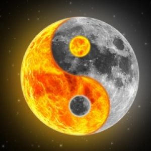 Yin Yang Fogo e Lua