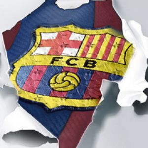 Fundo de Logo do FC Barcelona