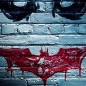 Arte de Graffiti do Coringa