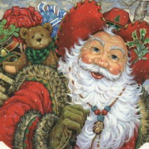 Papai Noel com Ursinho
