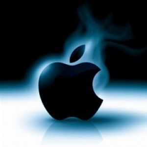 Logo da Apple com Efeito de Fumaça