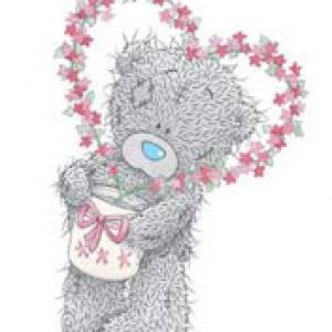 Ursinho Fofo com Flores