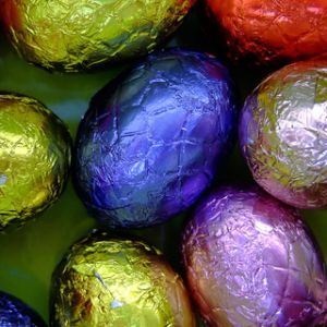 Ovos de Páscoa Coloridos