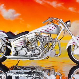 Motocicleta Personalizada Estilosa
