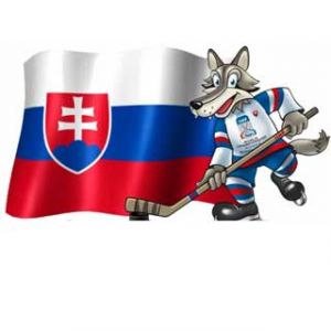 Mascote de Hockey Eslovaco