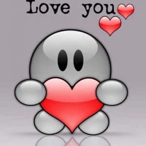 Personagem de Amor Fofo