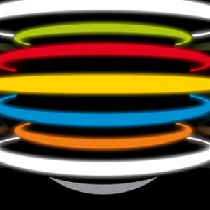 Design Neon I Love Techno