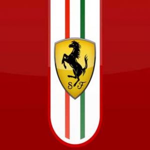 Fundo de Logo Ferrari