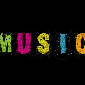 Tipografia Musical Colorida