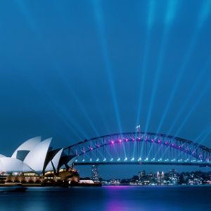 Casa de Ópera de Sydney e Ponte do Porto
